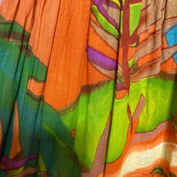 True Destination Boho Tropical Tassel Strap Dress – Size M - Picture 6 of 9